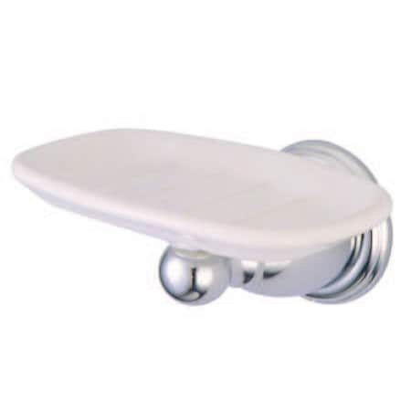 Kingston Brass Heritage Wall-Mount Soap Dish, Polished Chrome BA1755C